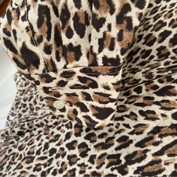 J. Crew Leopard Print Button-Down Shirt - Picture 8 of 13